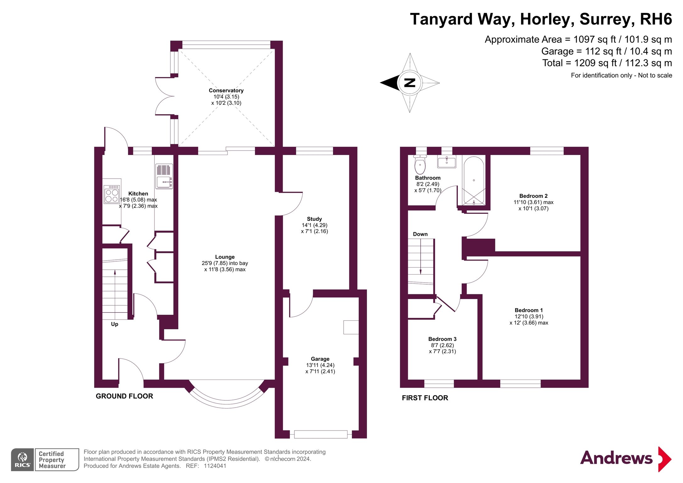 4+ bedroom house for sale in Tanyard Way, Horley, Surrey, RH6 Andrews