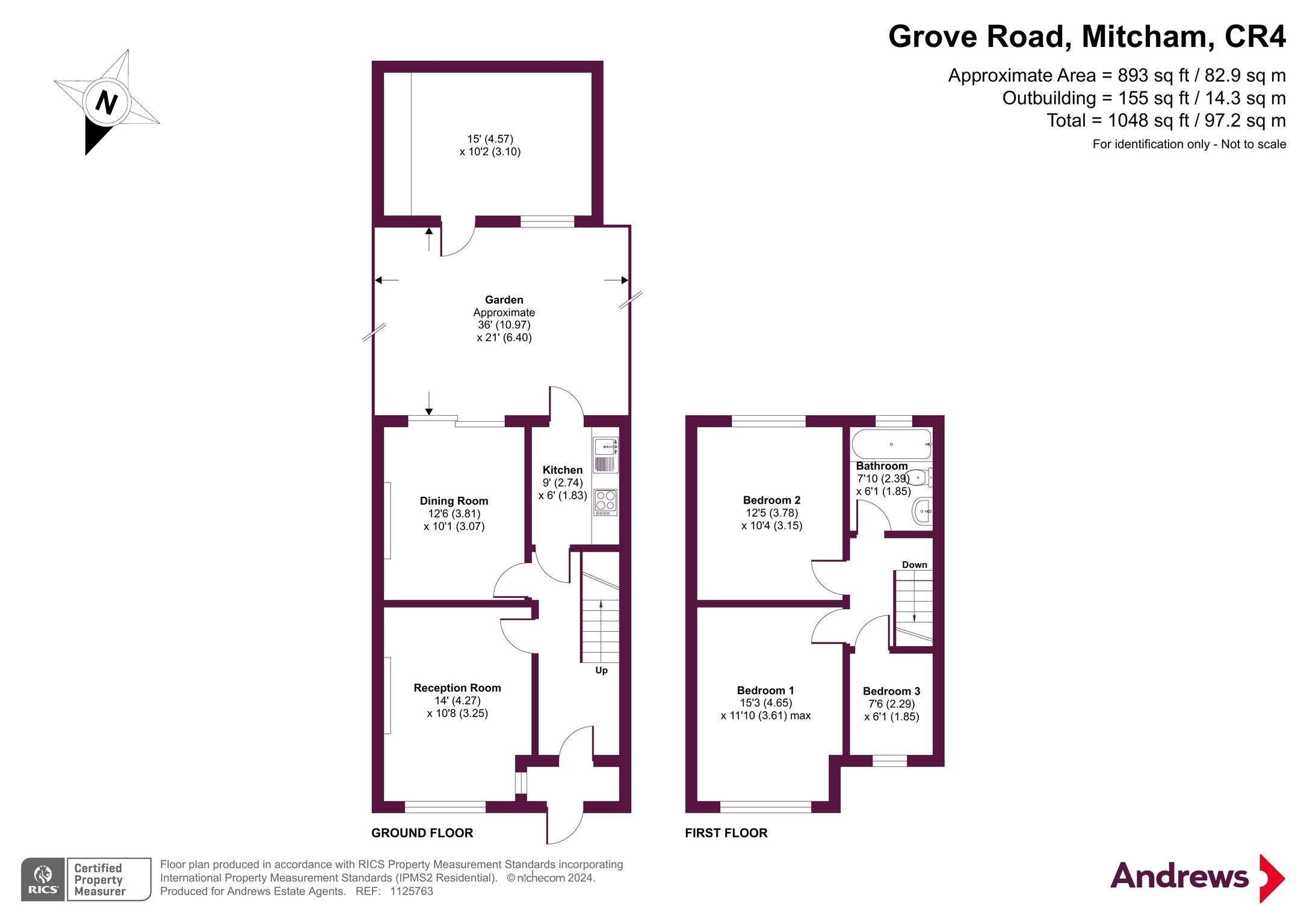 3+ bedroom house for sale in Grove Road, Mitcham, CR4 Andrews